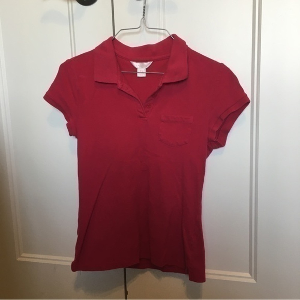 Arizona Jean Company pink size medium one pocket polo shirt